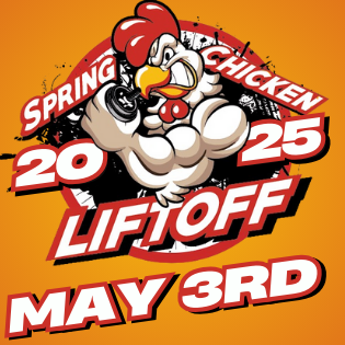 The 2025 Spring Chicken Liftoff logo