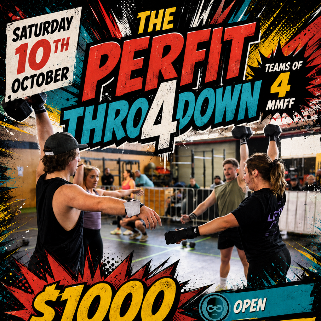 The PerFit 4 Throwdown - 2026 logo