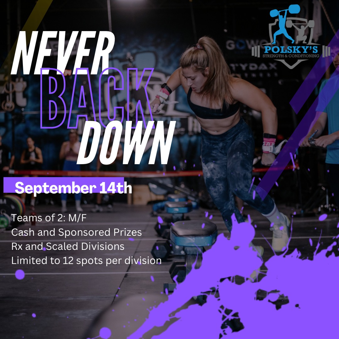 Never Back Down 2024 Series logo