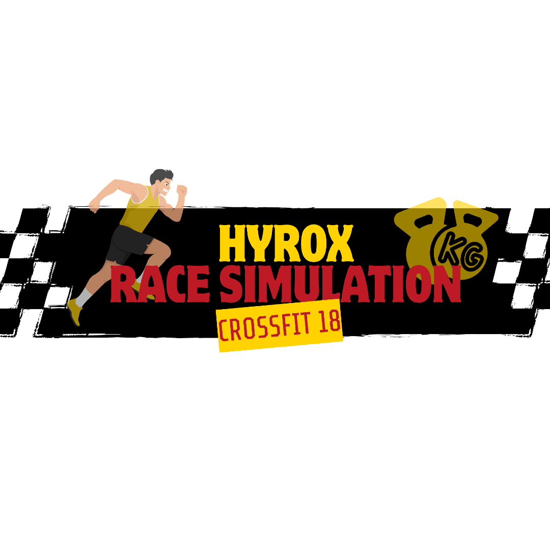 CrossFit 18 - Hyrox race simulation logo