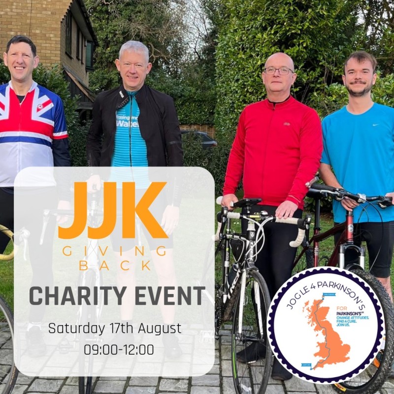 JJK GIVING BACK - JOGLE 4 PARKINSON'S logo