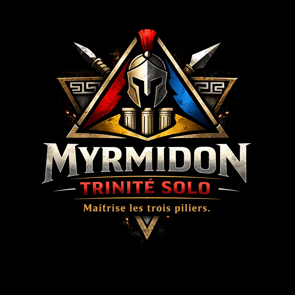 Myrmidon TRINITY solo logo