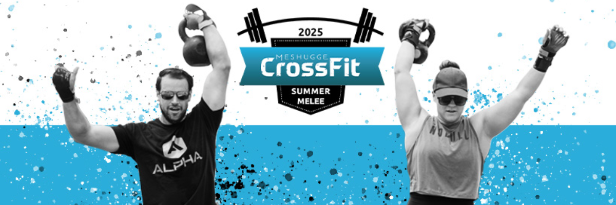 Meshugge CrossFit Summer Melee 2025 logo
