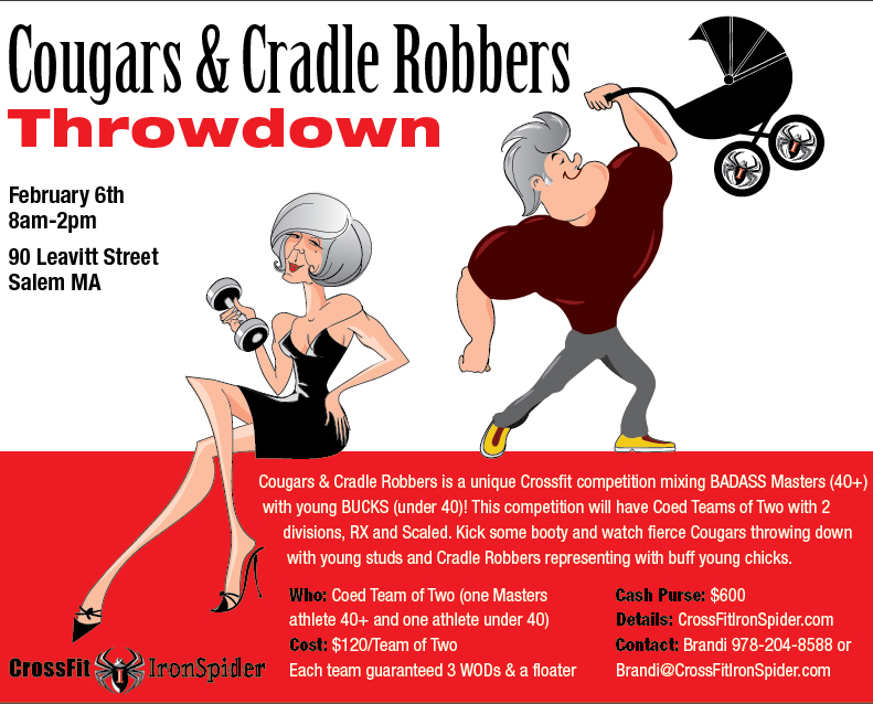 Cougars & Cradle Robbers Throwdown logo