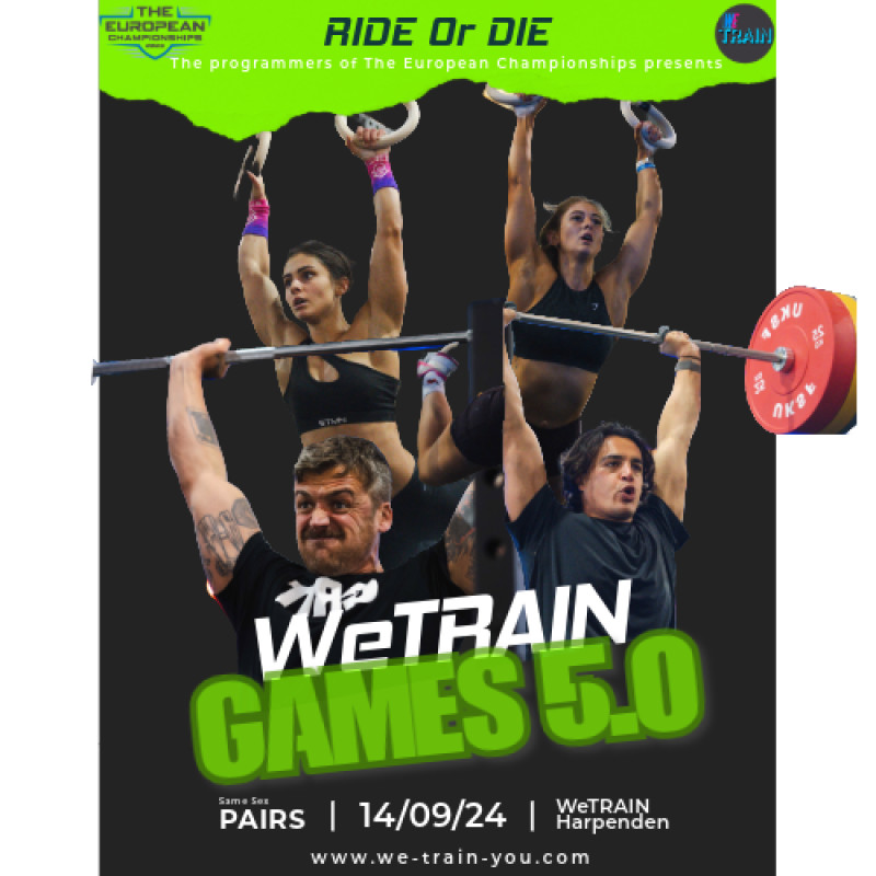 Ride or Die : WeTRAIN Games 5.0 logo