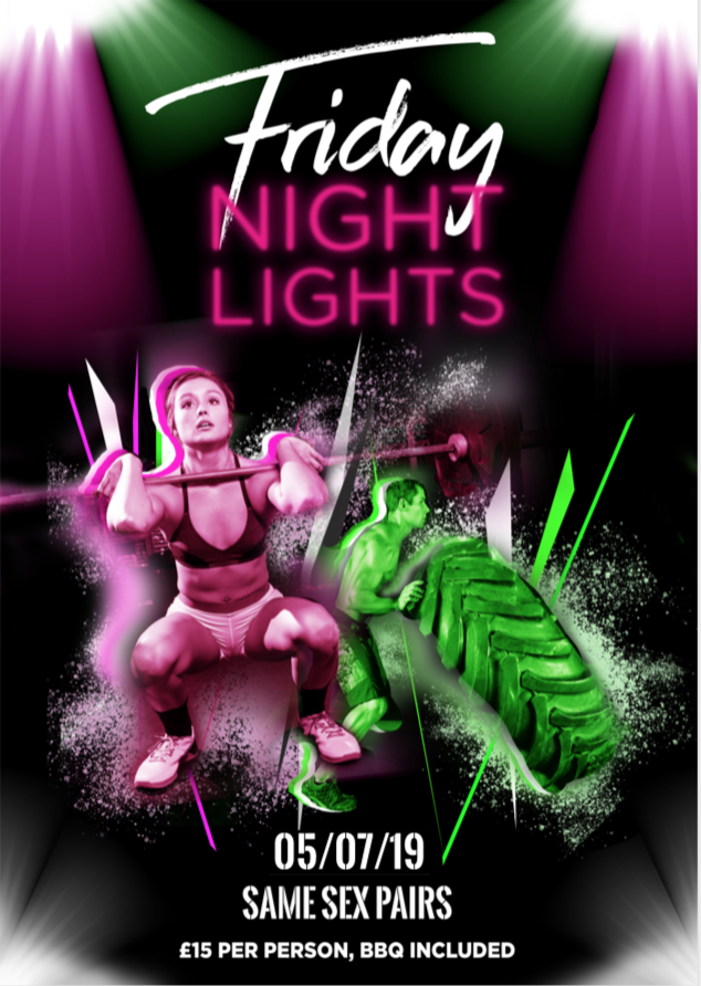 Friday night lights mixed pairs comp 6th September  logo