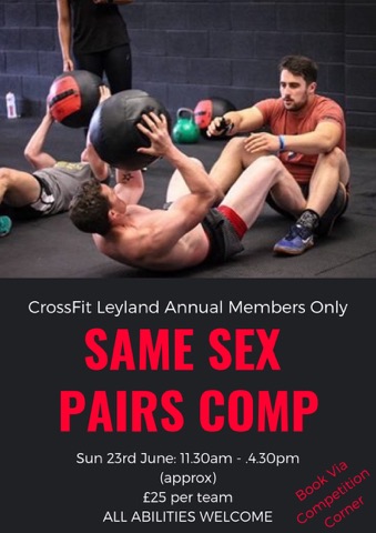 CrossFit Leyland Same Sex Pairs Competition logo