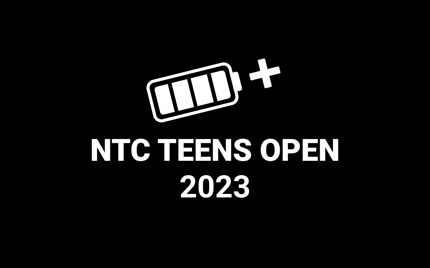 NTC Teens Open 2023 logo