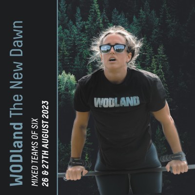 WODland The New Dawn 2023 logo