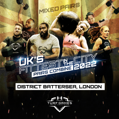 TURF GAMES 2022 UK FITTEST IN THE CITY MIXED PAIRS - DISTRICT BATTERSEA - LONDON logo