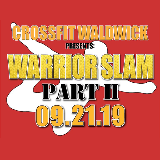Warrior SLAM at CrossFit Waldwick 2019 logo