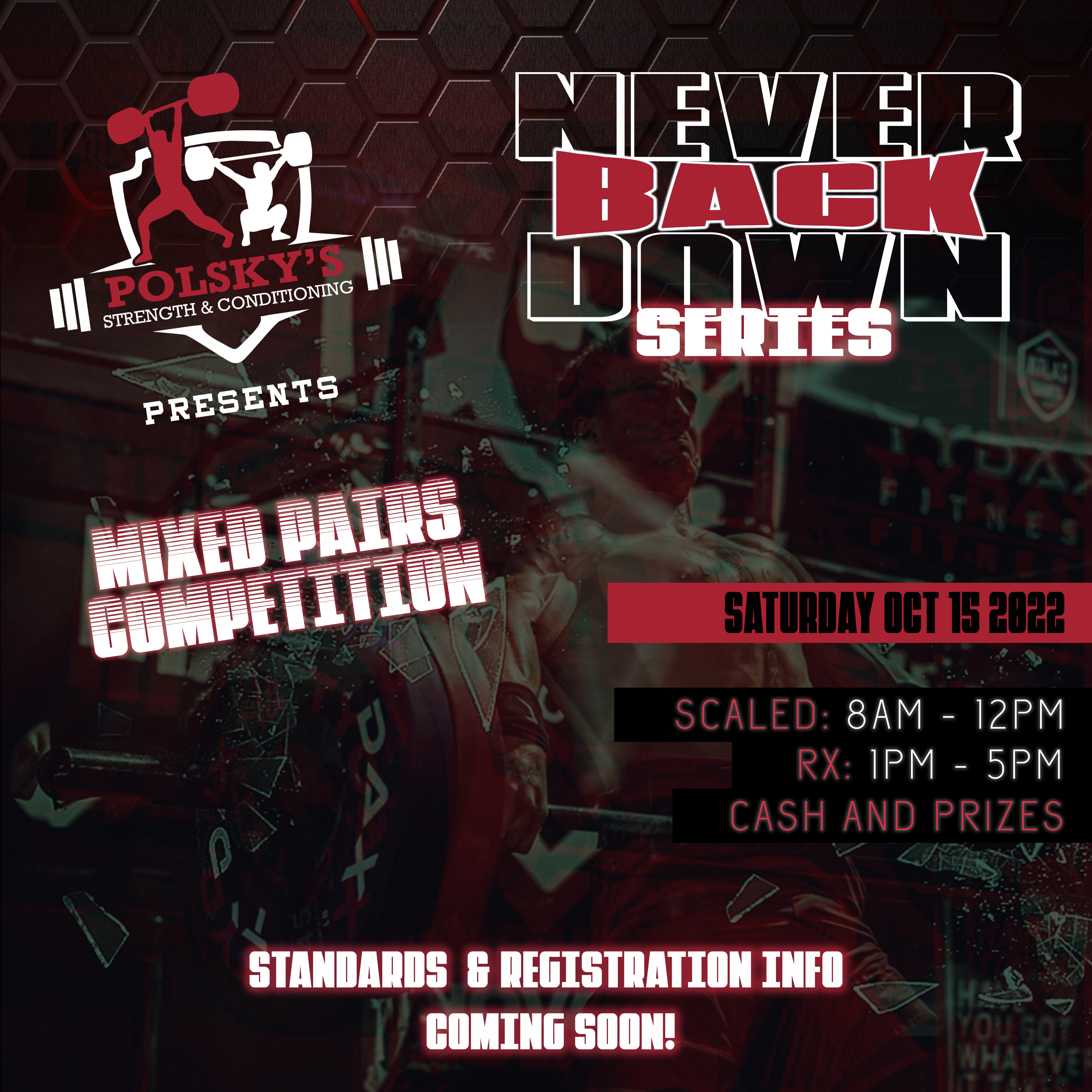 Never Back Down 2022 - M/F Pairs logo