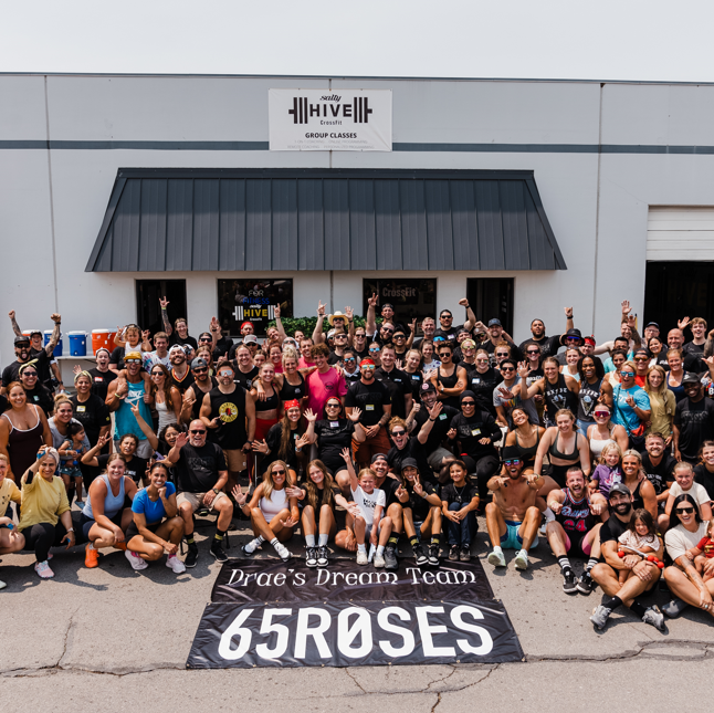 65 ROSES, Crossfit 4 Cystic Fibrosis 2025 logo
