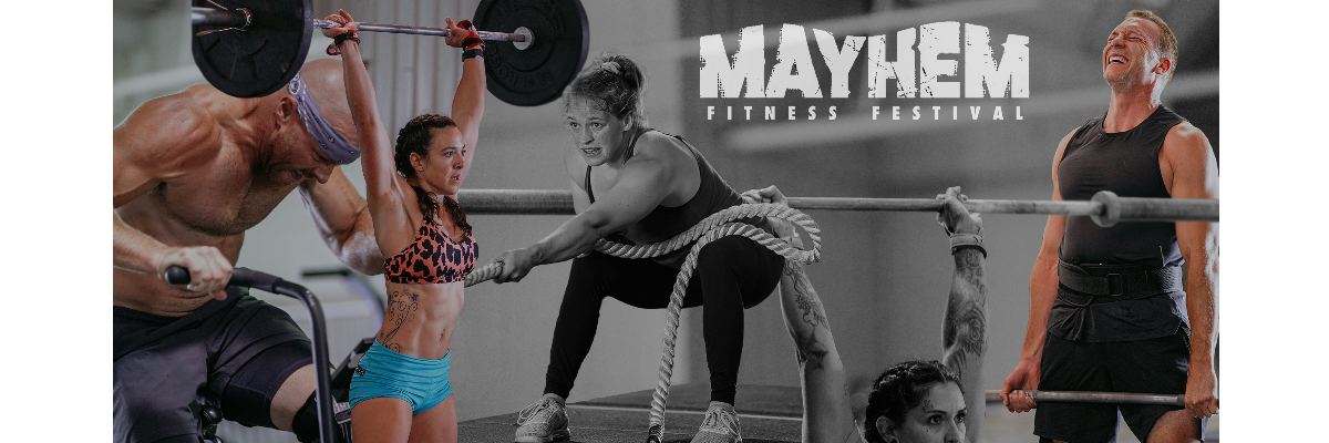 MAYHEM FITNESS FESTIVALL 2022 logo