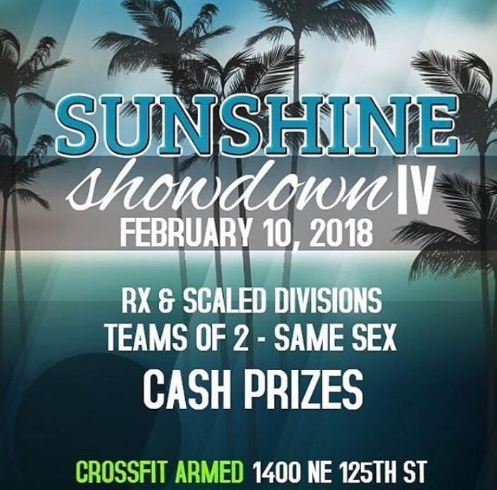Sunshine Showdown 4 at CrossFit Armed logo