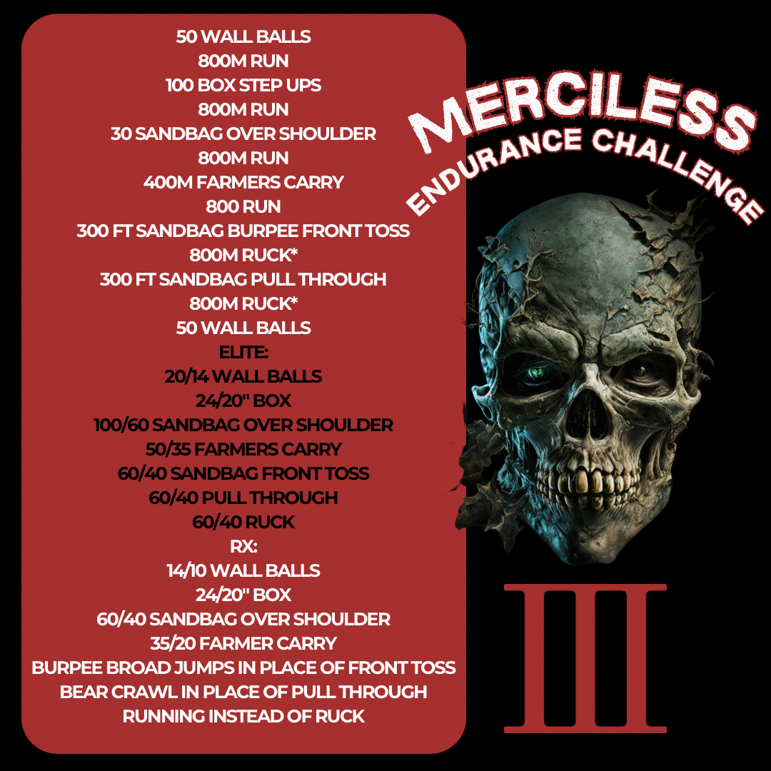 Merciless Endurance Challenge 3 logo