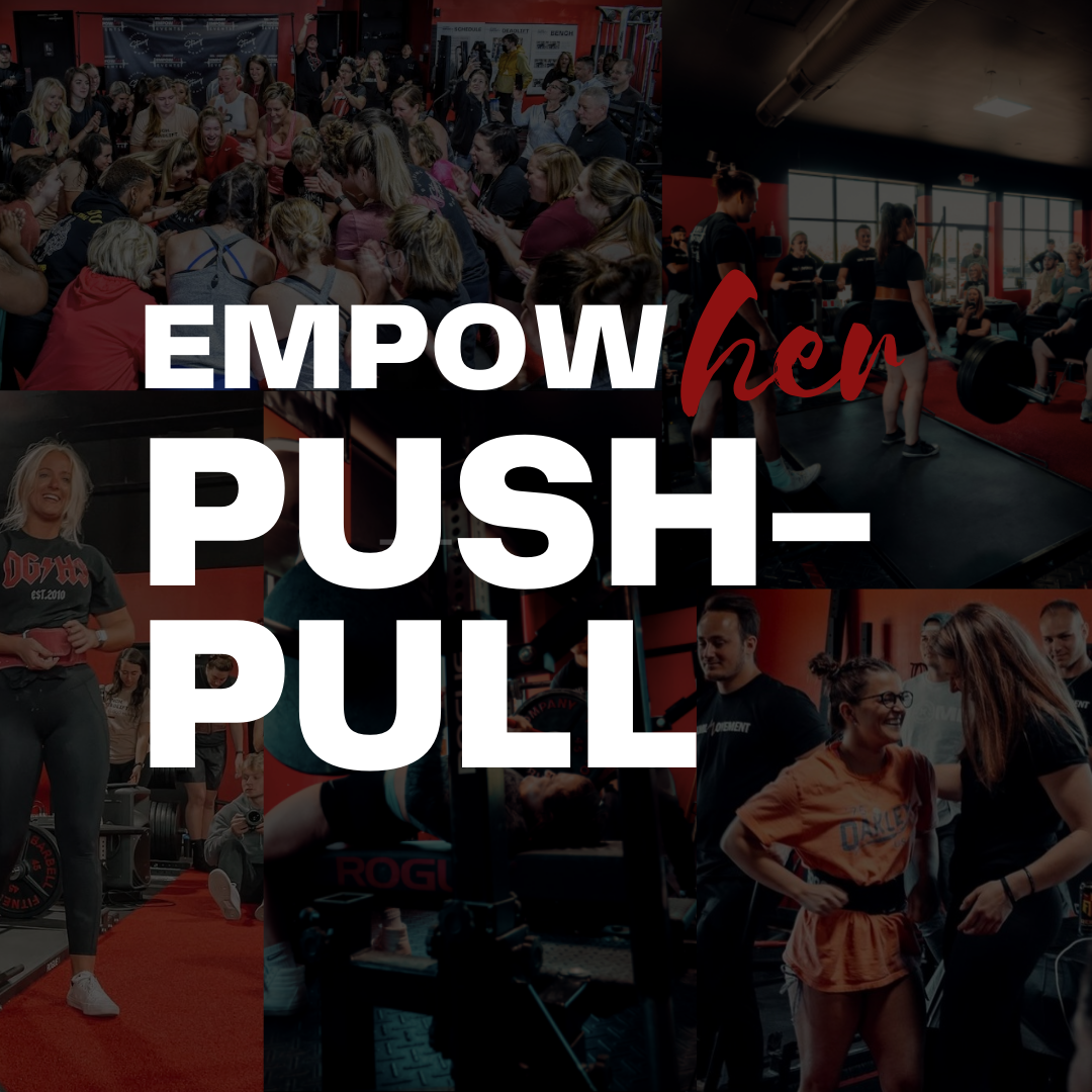 EmpowHER Push Pull Meet - Fall 2022 logo