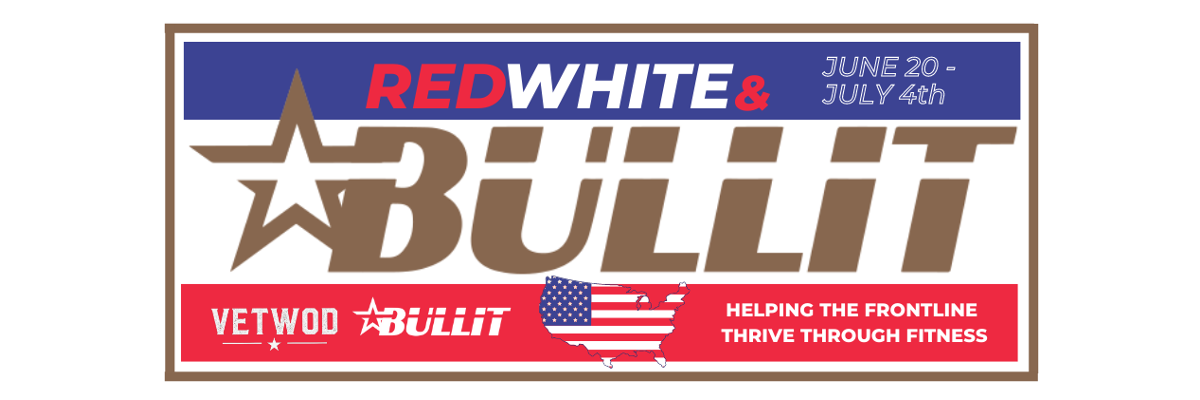 Red, White and BULLIT by VETWOD logo