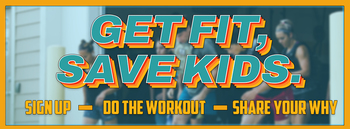 Get Fit, Save Kids logo