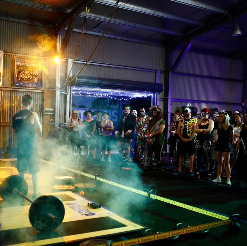 Night of the Living Deadlifts  logo