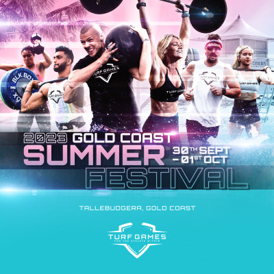 TURF GAMES GOLD COAST SUMMER FESTIVAL 2023 logo
