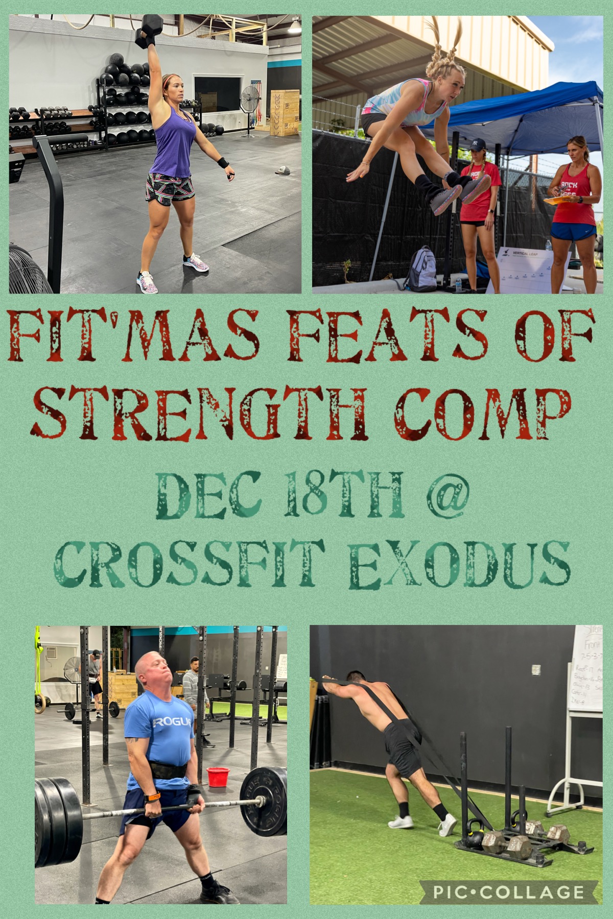 FIT'MAS Feats of Strength logo