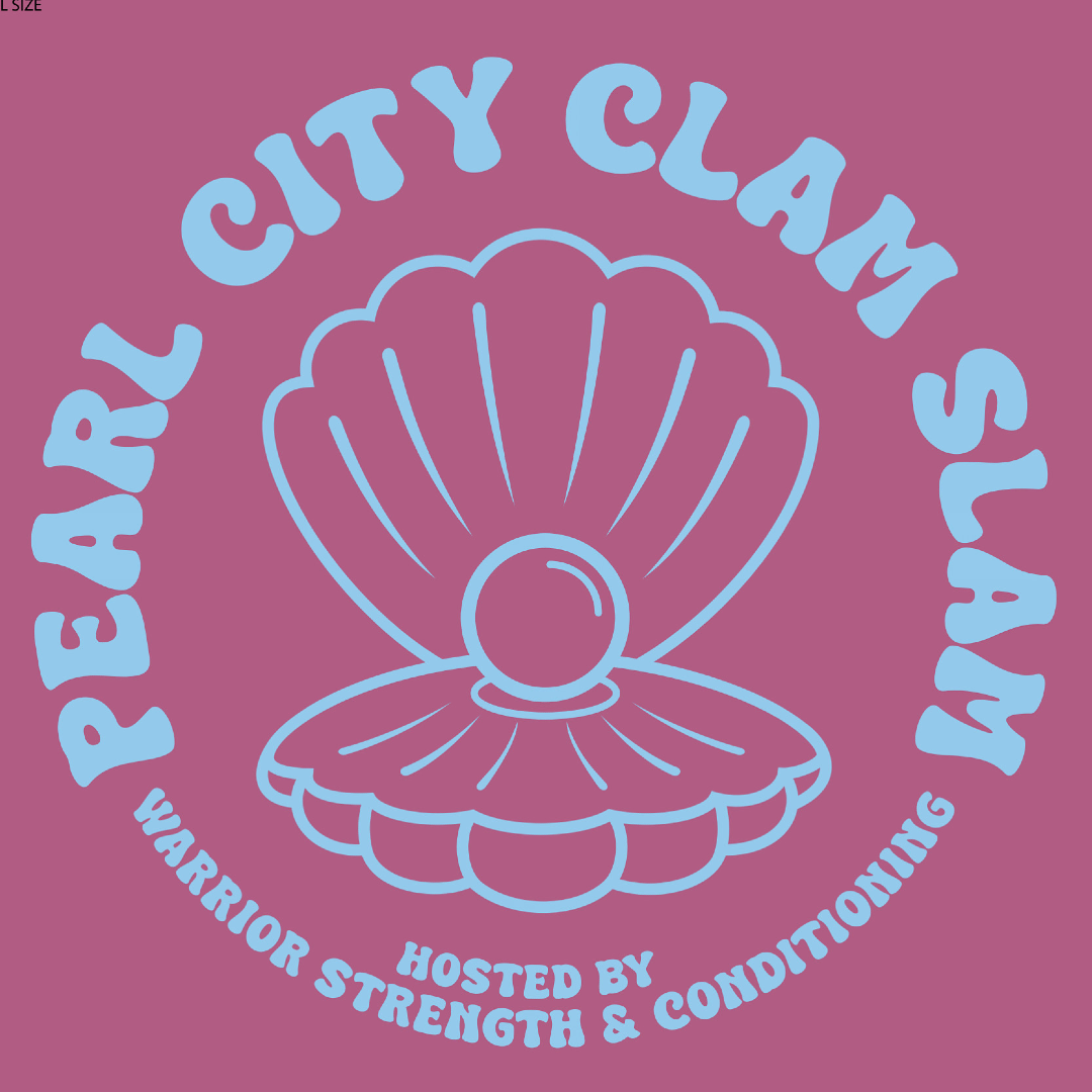 The Pearl City Clam Slam 2025 logo