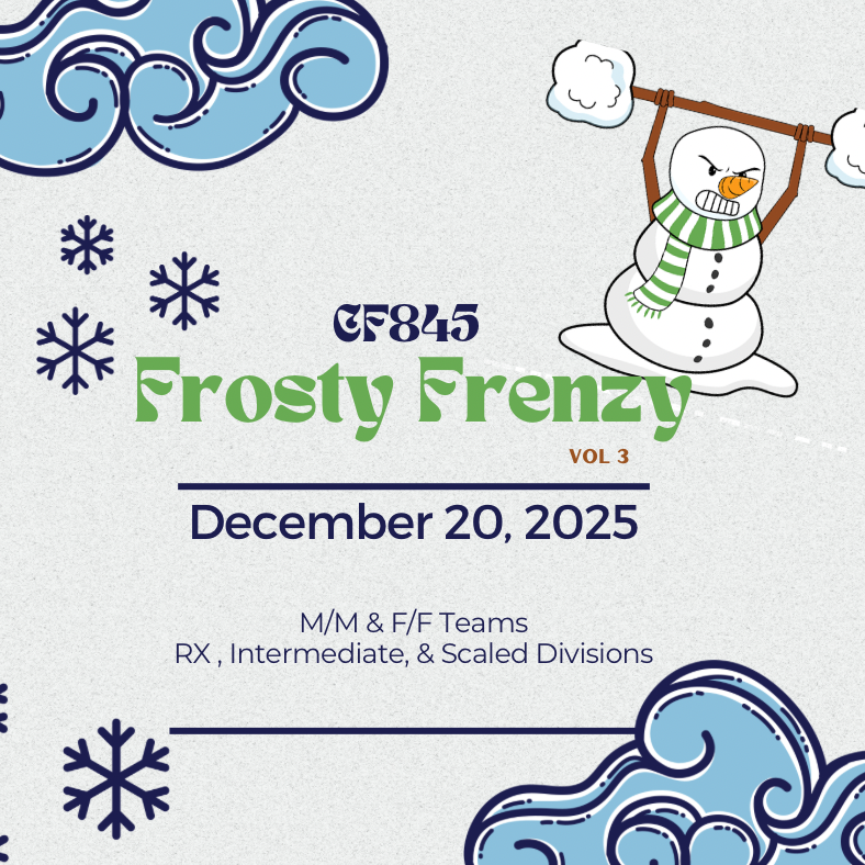 CF845 Frosty Frenzy volume 3 logo