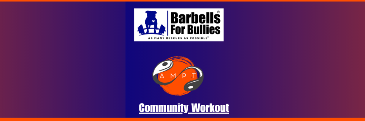 Barbells For Bullies: Community Workout at AMPT Savannah logo