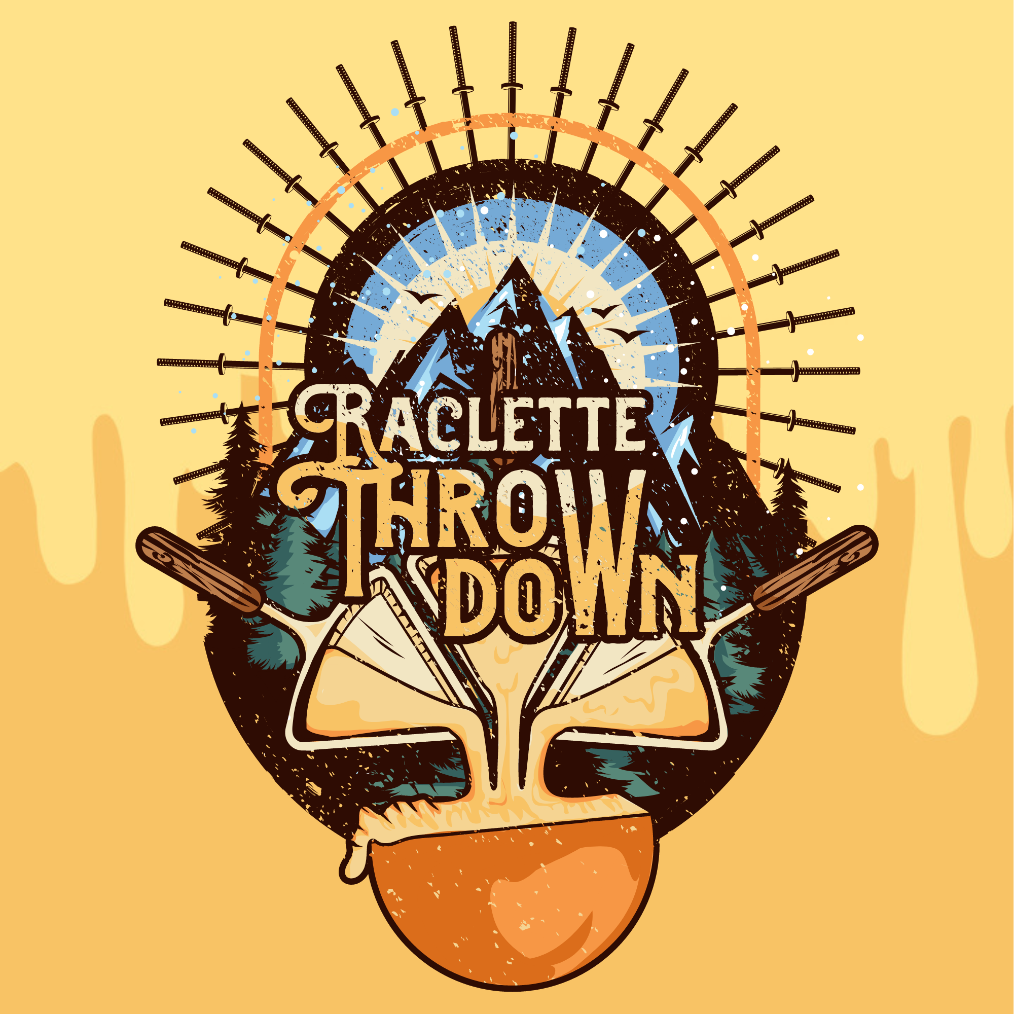 RACLETTE THROWDOWN 2025 logo